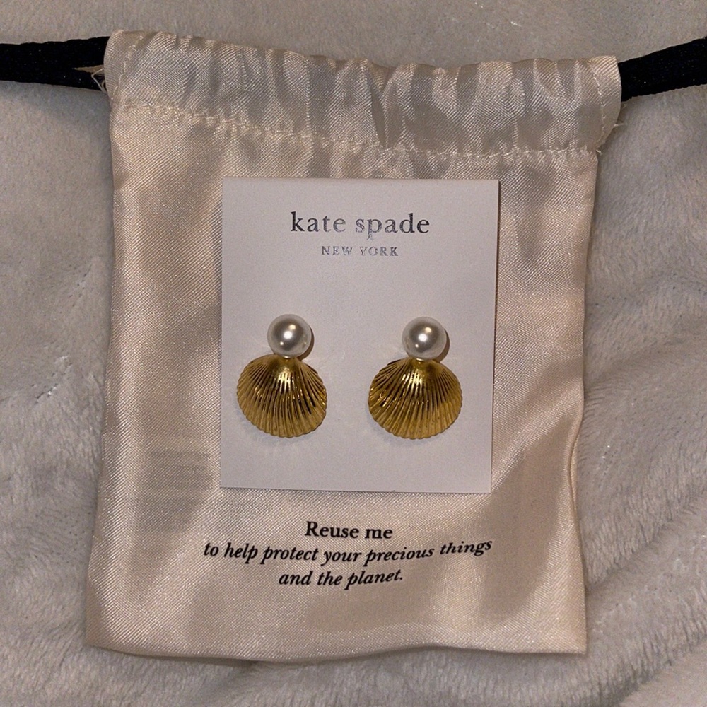 Kate Spade Reef Treasure Shell Studs